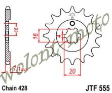   JT sprockets JTF555.15 