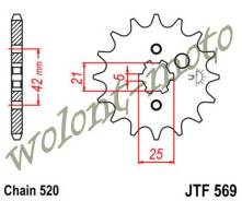   JT sprockets JTF569.13 
