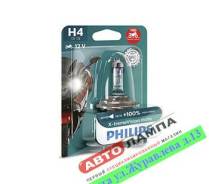    - Philips H4 12V 60/55W X-tremeVision Moto +100% P43t-38 12342XVBW,  