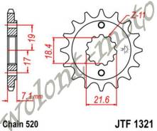   JT sprockets JTF1321.13 