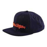  Troy Lee Designs Snapback Hat Signature Navy/Orange (750565010) 