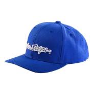  Troy Lee Designs Snapback Hat Signature Blue/White (750565020)   