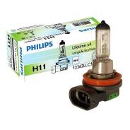  H11 Philips LongLife EcoVision 12V 55W 12362Llecoc1 