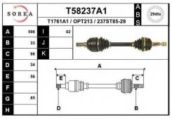   ( ABS)  4-6  opel Meriva EAI T58237A1 