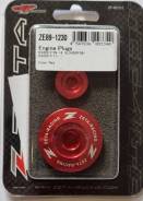    ZETA Engine Plugs KX250F 11-19/KX450F 09-18 Red ZE89-1230 