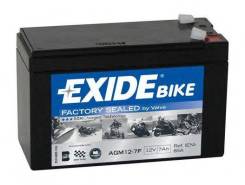  ! +  7Ah 85A 150 65 95 moto AGM Exide AGM127F 