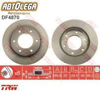 ���� ��������� ���. TRW MMC Pajero V63W, V60,70#; Pajero V83W V80,90# ����