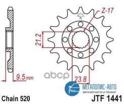   Jt Jtf1441.13sc  JT Sprockets . JTF144113SC 