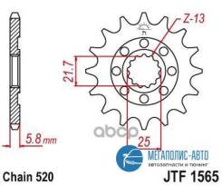   Jt Jtf1565.13sc  JT Sprockets . JTF156513SC 