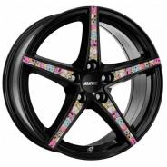   18*8 5*114,3 Et45 70,1 Alutec Raptr Diamond Black With Stickerbomb 