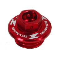     ZETA Oil Filler Plug Honda CR/CRF/CRF250L Yamaha YZ/YZF/WRF, Kawasaki KLX Red ZE89-2110 