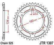   JT JTR1307.42.  JTR130742 JT Sprockets 