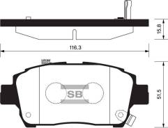     Sangsin Brake SP1244 