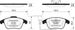 ������� ��������� Sangsin Brake SP2264 ����