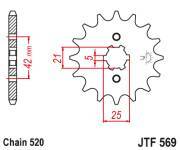   JT JTF569.13.  JTF56913 JT Sprockets 