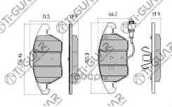   /  / /Ti-Guar  Volkswagen Polo 2010- Audi A1 2011- Skoda Fabia 2007-; Tg-0348; (Pn0348w Bp33348w) 1K0698151 Gdb1386 Gdb1422 Vw Polo 10- Audi A1 11- Skoda Fabia 07-  . Ti-Guar . TG-0348 