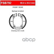    Moto,  2  Ferodo . FSB792 Fsb792 