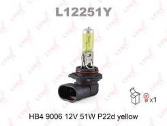  HB4 9006 12V 51W P22D Yellow Lynxauto L12251Y 