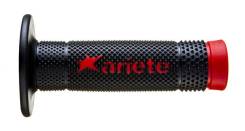  2 Vulcan OFF-ROAD Grips RED-Black Ariete 02643-RN 