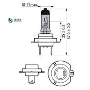   H7 12V 55W CrystalVision ultra 3700K Moto  1 Philips '12972Cvubw 