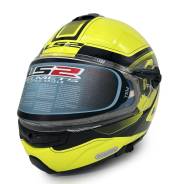   LS2 FF325 Strobe Electric SNOW Civik yellow-black (). XL. - 