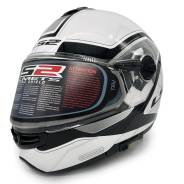   LS2 FF325 Strobe Electric SNOW Civik white-black (). XXL. - 