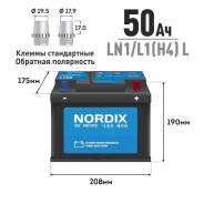  Nordix LN1/L1(H4) L, 50, CCA 480, ,  EFB 