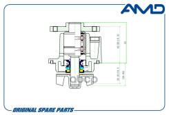   Hyundai Solaris Ii (17-)/Kia Rio Iv (18-) 1.4I AMD . Amdpw281 