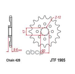   Jt Jtf1905.14 JT Sprockets . JTF1905.14 