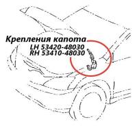 ����� ������ Toyota Harrier 2005 5342048030 MCU35 1 MZ-FE ����