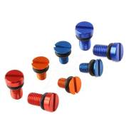   ZETA FF AirValveCap Screw KYB/Showa Red 2pcs ZE56-11002 