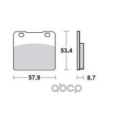  . . /. 58.0 X 54.0 X 8.7 Mm Moto TRW . MCB542 