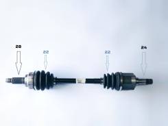   KIA Spectra, Sephia II, Shuma II, Mentor II '97- ( , ATM, -ABS) (0K2N2-25600, Hyundai / KIA) 