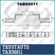   (260x26x81x36,9x6) TABD6011 TrustAuto 