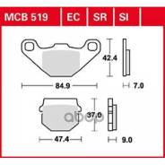 .   84,9X42,4X7/47,4X37x9 Moto Adly / Aeon / Aprilia / Cpi / E-Ton / Fantic / Hyosung / Italjet / Kawasaki / Keeway / Muz / Pgo / Rex / Sachs / Suzuki / Tgb / Tm / Rieju TRW . MCB519 