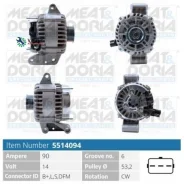 ��������� FORD/Jaguar Mondeo III/X-TYPE I 14V 90A Meatdoria 5514094 ����