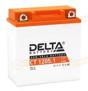   R+ 121x61x131 EN65  CT12051 Delta Battery AGM 5 Ah 