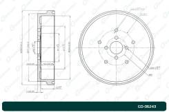   G-brake GD-06243 