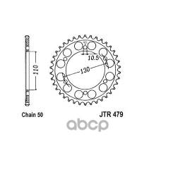 Tylna ,  : 50 (530), . : 44 Yamaha Fzs 10 JT Sprockets . JTR47944 