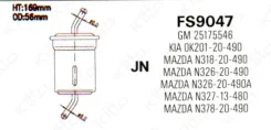 ������ ������ ������� ������� JN9047 ��� Mazda ������������� JS Asakashi ��������� N318-20-490 N326-20-490 N327-13-480 N327-13-4809U N327-13-48 FS1719 JN9205 B6 F8 FE 13B-T ����� � ������� � ��������. ����������� �� �����! ����