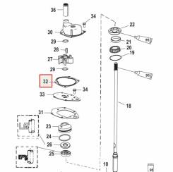     Mercury 30-60 F25-60 Force40-75 (19232-ZW1-003) (Kacawa) 