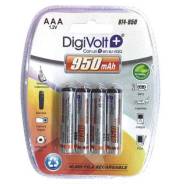   4  Grey Digivolt BT4-950 AAA/R3 950mAh 