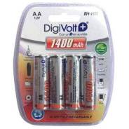   4  Grey Digivolt BT4-1400 AA/R6 1400mAh 