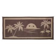  Tropical Oasis Brown / Beige 2.43 x 5.48 m Stylish camping 672-TO8187 