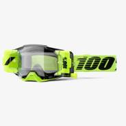  100% Armega Forecast Neon Yellow / Clear 50006-00007 