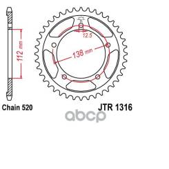   Jt Jtr1316.43 JT Sprockets . JTR1316.43 