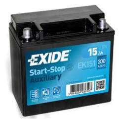  Start&Stop Auxiliary 12V 14Ah 200A 150x90x145  ETN1  Exide EK151 