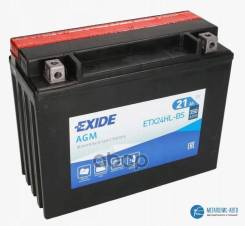   Exide Agm [12V 21Ah 350A] Exide . ETX24HLBS 