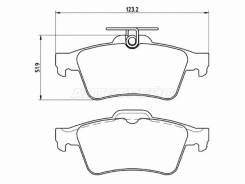   () Citroen C5 08-17 / Ford Focus 04- / Kuga 08-19 / Transit 14- / Mazda 3 03- Brembo P 59 042,  