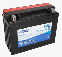   Exide Agm [12V 21Ah 350A] 205X87x162mm  Etn 0 Exide . ETX24HL-BS 